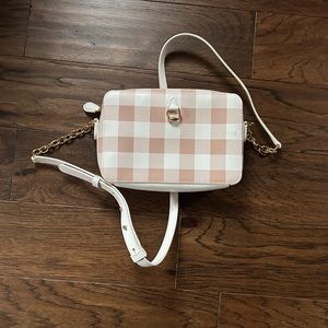 VINTAGE STYLE Ralph Lauren pink gingham crossbody bag